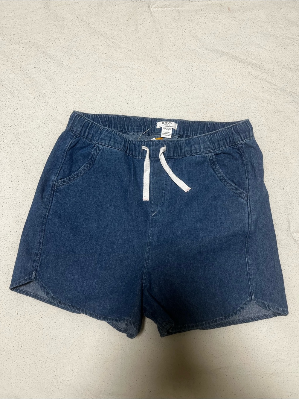 NEW ROXY Girl denim shorts size: 14 XL